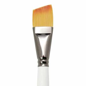 Royal Langnickel Royal Gold Brush for Acrylic & Watercolor - Angular  1"